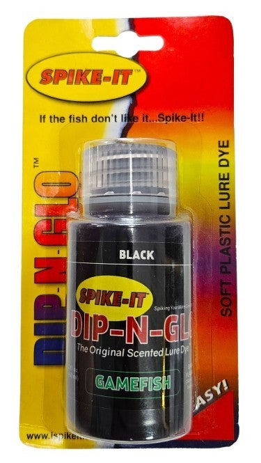 dye for soft plastic fishing lures Spike-It 53001 Dip-N-Glo Scented Lure Permanent Color Change Worms, Grubs & Skirts Designed specifically for non Spike-It Dip-N-Glo Crawlic Dye 5106